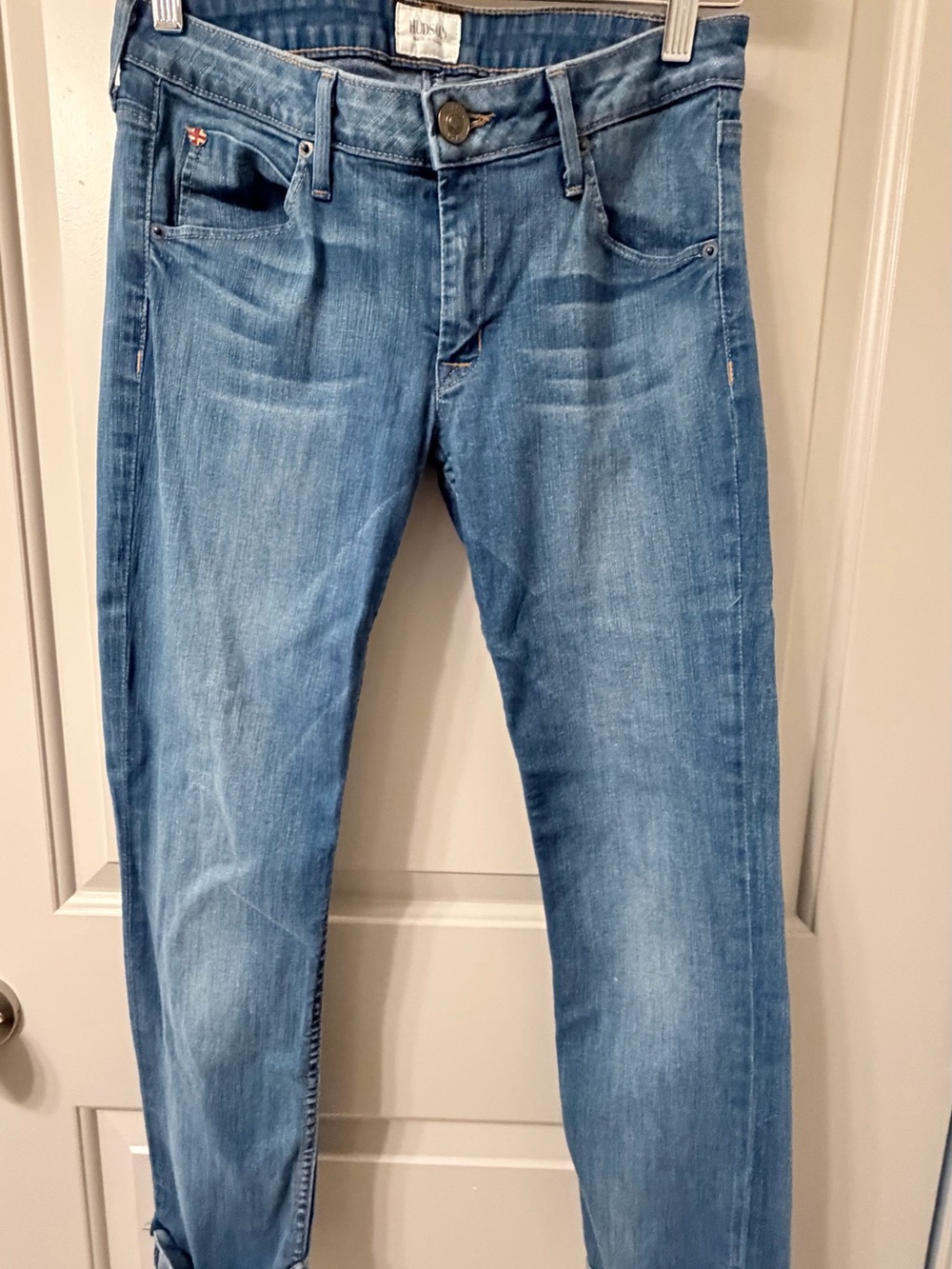 Hudson Jeans Women's Ankle Cropped Slim in Light Blue Wash